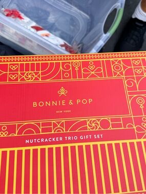 NEW Bonnie & Pop Nutcracker Trio Gift Set Christmas Holiday Decor NIB